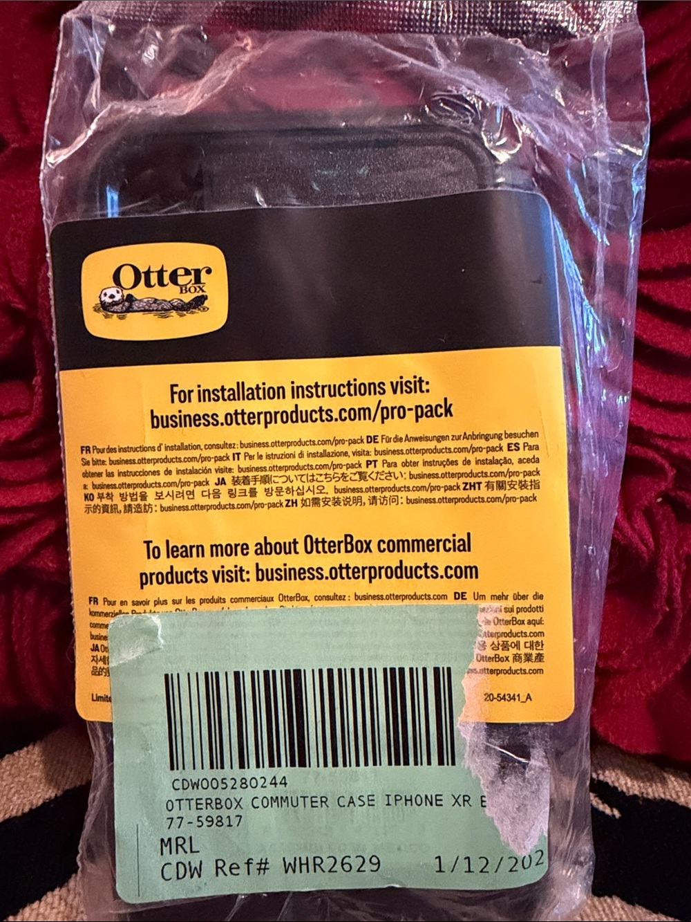 OtterBox Commuter Case for iPhone XR - Black